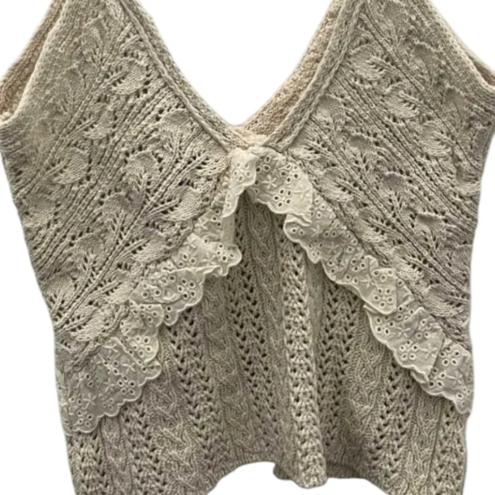 🌟Zara Cream Crochet Top | Sz M| - Picture 3 of 5